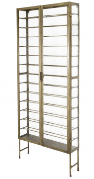 Armoire Porte Bouteilles Métal Verre