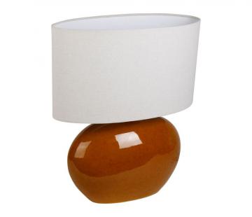 Lampe Klaros Ambre Céramique Abj Ovale