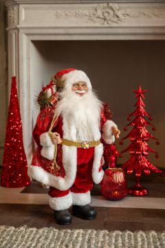 Père Noël Rouge Noël H90cm