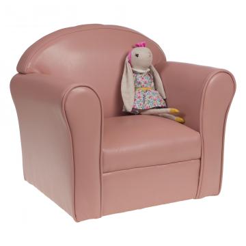 Fauteuil Club Enfant Rose