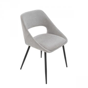 Chaise Elodie Tissu Gris