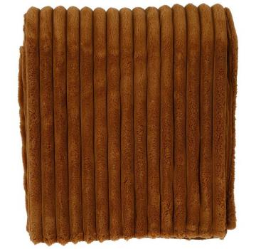 Plaid Klosen Camel Velours