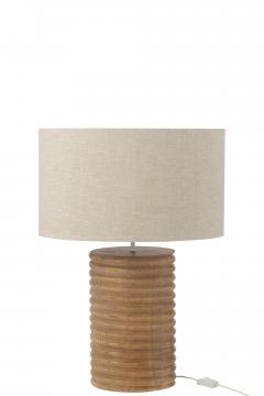 Lampe Filtage Large Bois Naturel