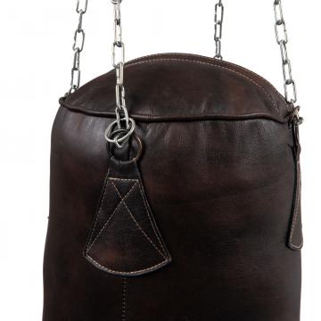 Punching Ball Cuir Vintage