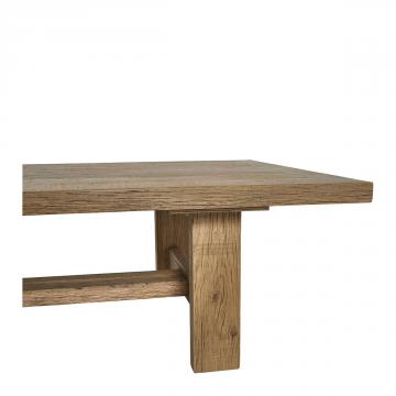 Table Basse Marcelle Chêne Clair Blanc d'Ivoire