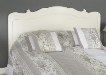 Tête de Lit Bois Crème Antique Apolline 160cm