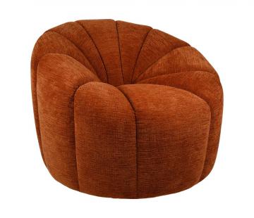 Fauteuil Pivotant Kelvin Terracotta