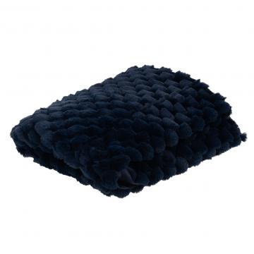 Plaid Diana Bleu Marine 130x170