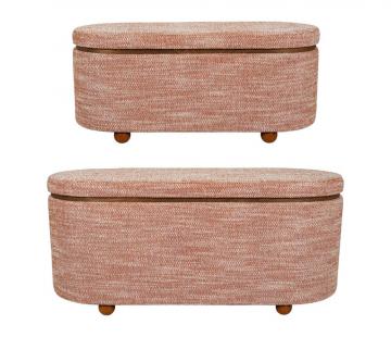 Banc Coffre x2 Alpinia Terracotta