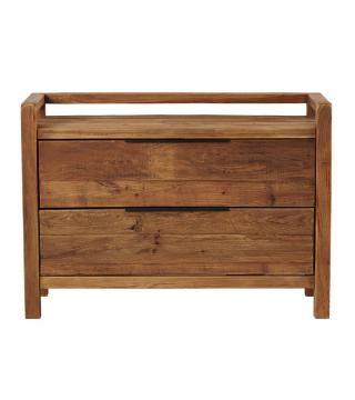 Commode Berry 2 Tiroirs Pin Naturel Athezza