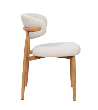 Chaise Georgia Beige Pied Naturel Athezza