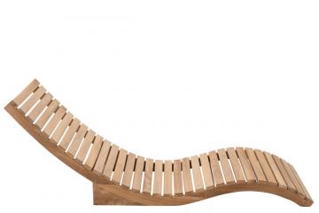 Chaise Longue Teck Naturel