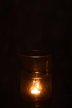 Photophore Double Verre Vert PM