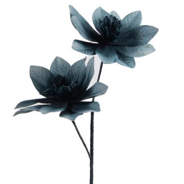 6 Fleurs Tania Dégradé Bleu H105cm