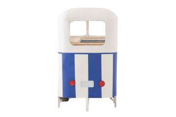 Meuble Bar Van Vintage Ligné Bleu
