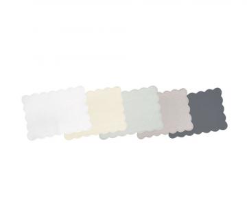 6 x Sets de Table Boutis Blanc