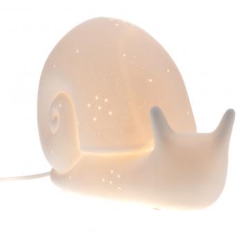 Lampe Escargot Porcelaine Enfant