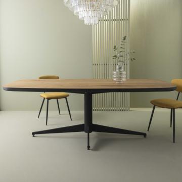 Table Bernard Teck Métal 220cm