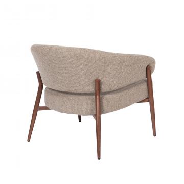 Fauteuil Curve Noyer Marron