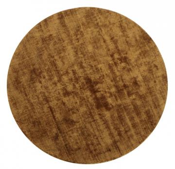 Tapis Rond Viscose Brun ø150cm