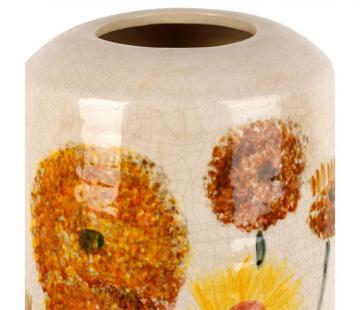 Vase Fleurisse Ocre Grès