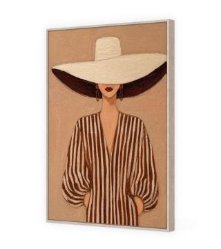 Toile Encadrée Enigme Cadre Naturel 84*124