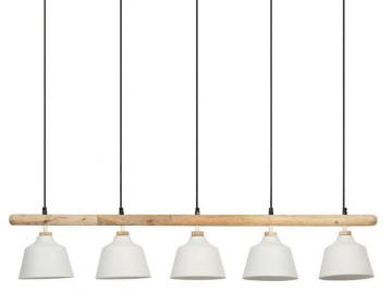 Suspension Indus Ferese Blanc 5 Feux
