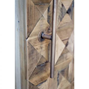 Armoire de Bar 2 Portes Bois Naturel