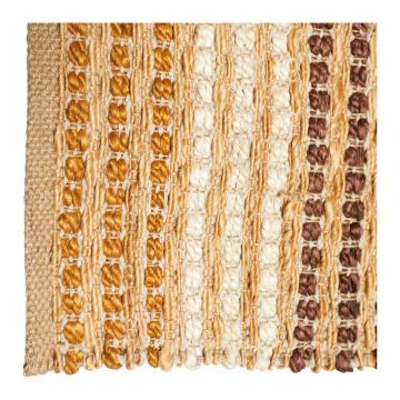 Tapis TAYSA Jute & Coton Blanc d'Ivoire 300*200