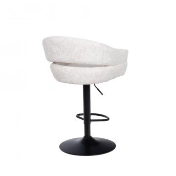Tabouret de Bar Eddy Tissu Beige