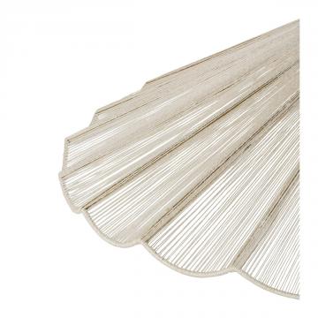 Suspension Marguerite Jute Blanche