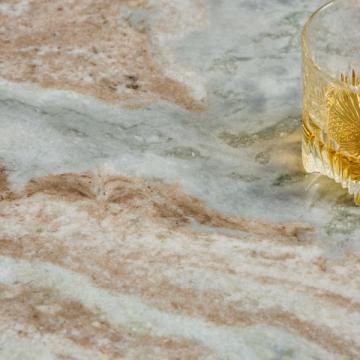 Table Basse Buren Bois Massif Marbre