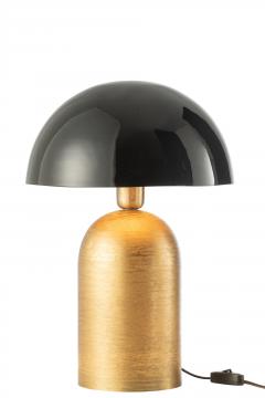 Lampe Mush Métal Or-Noir