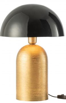 Lampe Mush Métal Or-Noir