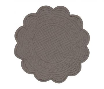 6 x Sets de Table Ronds Boutis Poivre