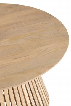 Table Basse Ronde Vincent Manguier Naturel