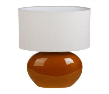 Lampe Klaros Ambre Céramique Abj Ovale