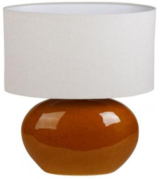 Lampe Klaros Ambre Céramique Abj Ovale