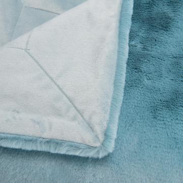 Plaid Luxe Bleu Canard 130x170