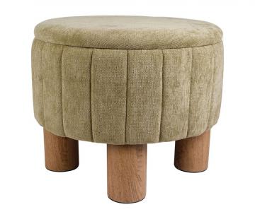 Tabouret Coffre x2 Kobu Kaki/Beige NEW