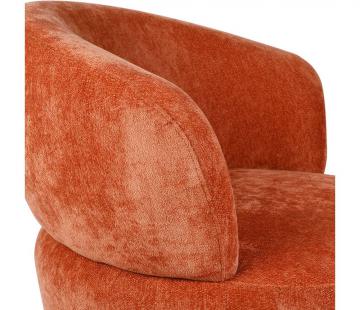 Fauteuil Pivotant Zeline Terracotta
