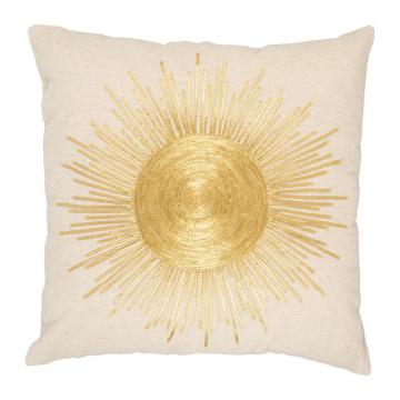 Coussin Soleil Lin 45x45