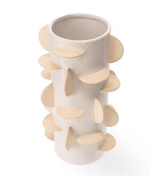 Vase Maïre Blanc Crème H39cm