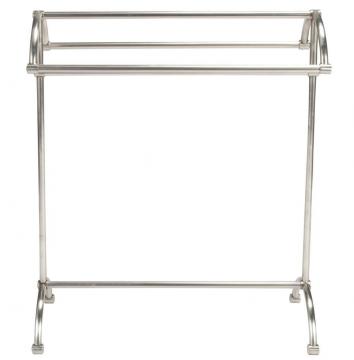 Porte Serviette à Poser Argent Vieilli