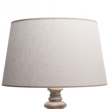 Abat-Jour Kaza Ovale Lin Beige ø40cm