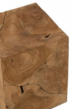 Bout de Canapé Puzzle Teck Naturel