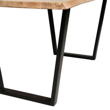 Table à Manger Indus Brooklyn Bois Métal 160cm