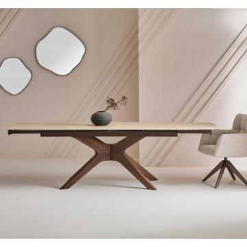 Table Céramique Travertin Tivoli Extensible