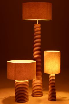 Lampe Filtage Large Bois Naturel