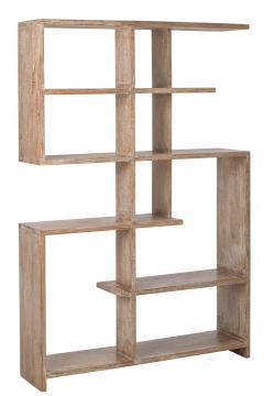 Etagère Bibliothèque Manguier Blanchi